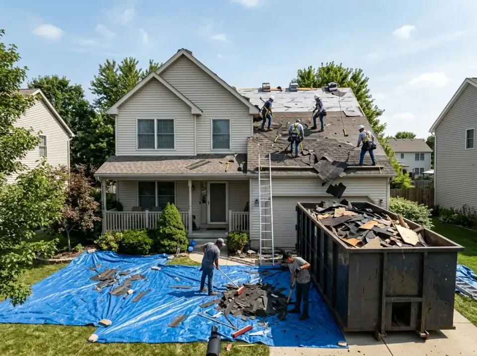 roof-replacement-debris-remova-004 — frequently asked questions, Cheapest Dumpster Rentals in Slidell, LA